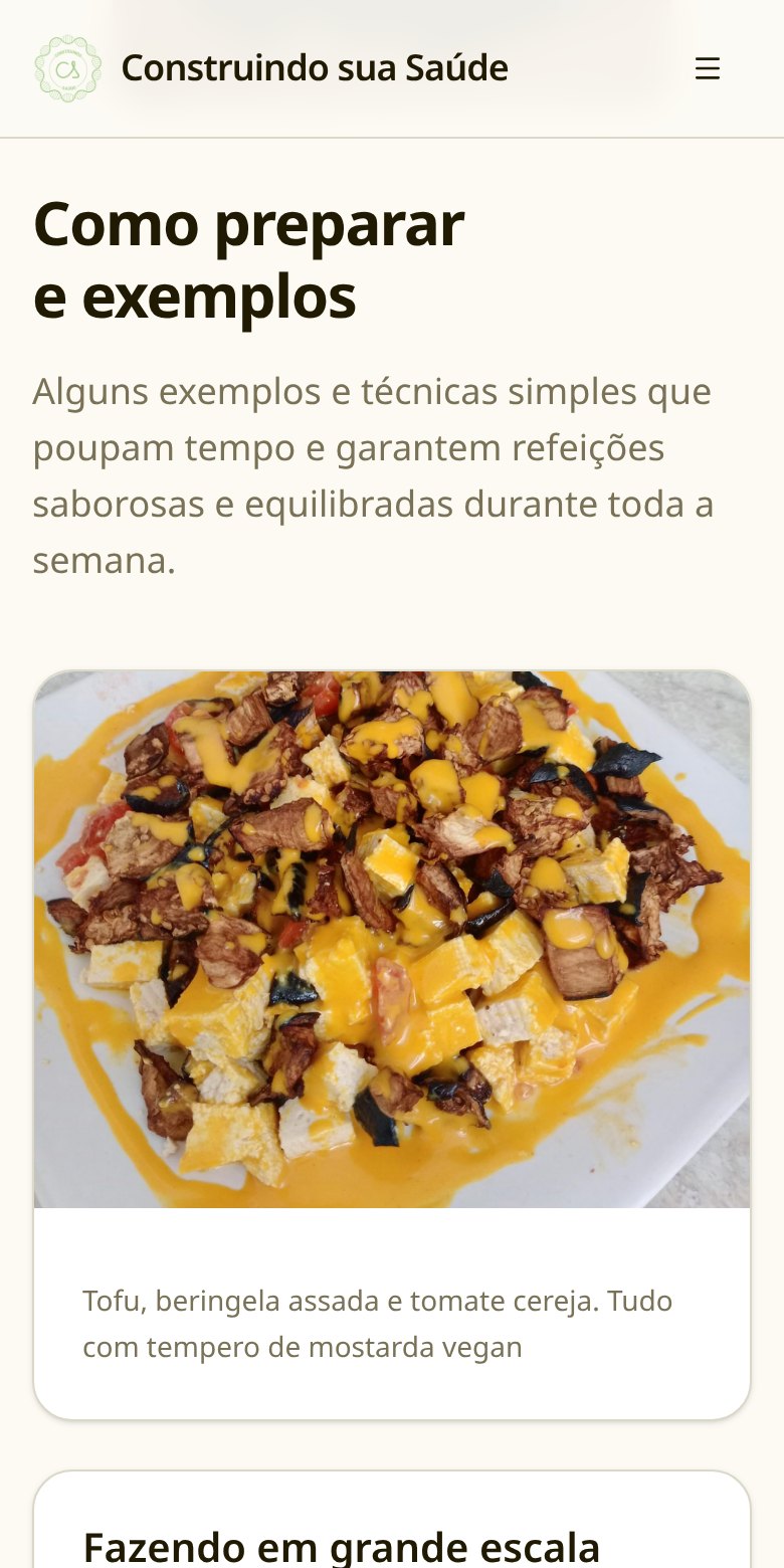 Página real de preparação do protocolo
